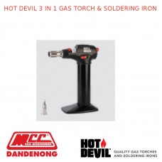 HOT DEVIL 3 IN 1 GAS TORCH & SOLDERING IRON
